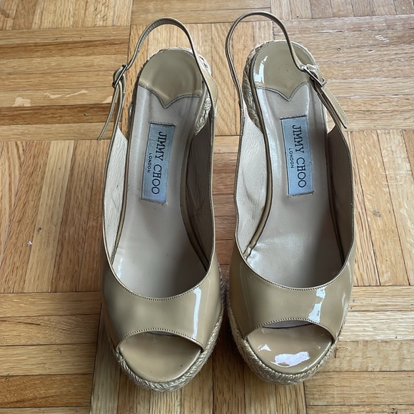 Jimmy Choo Patent Espadrilles - Picture 6 of 9
